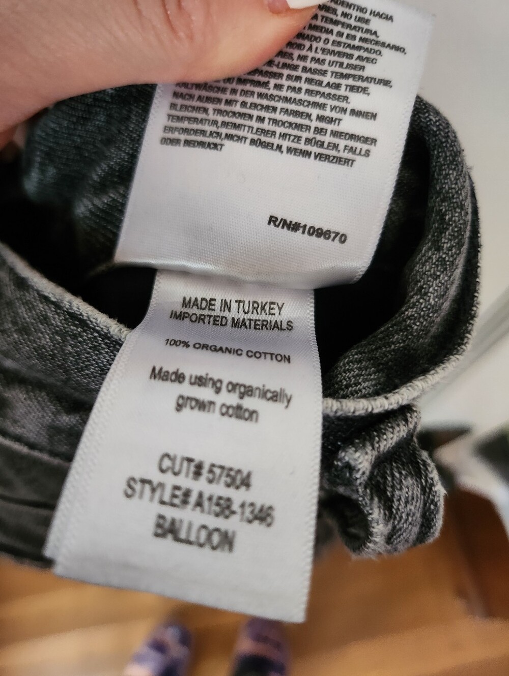 Agolde Balloon Jeans In Wicked - Picture 6 of 6
